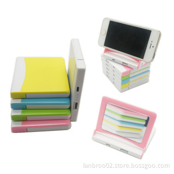 Multifunction Power Bank w/ Cosmetic Mirror and Mobile Stand Function